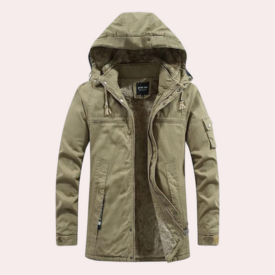 Aaron - Trendige Winterjacke mit Kapuze für den modernen Mann