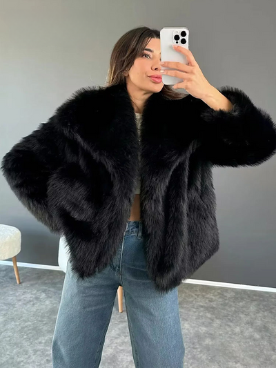 50% Rabatt | FurNest™ - Luxuriöse Pelzjacke für Damen [Letzter Tag Rabatt]