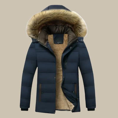 ArcticStyle™ - Pufferjacke mit Fellkapuze