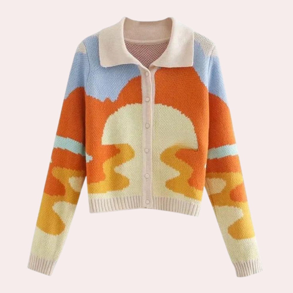 LEONTYNE - Zeitloser Retro-Strickcardigan für Damen