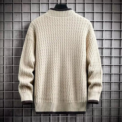 LEROY - Luxuriöser weicher Pullover mit einzigartigem Grobstrick