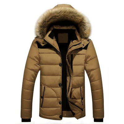 JIM - Stylischer Herrenparka mit abnehmbarer Kapuze für optimalen Komfort