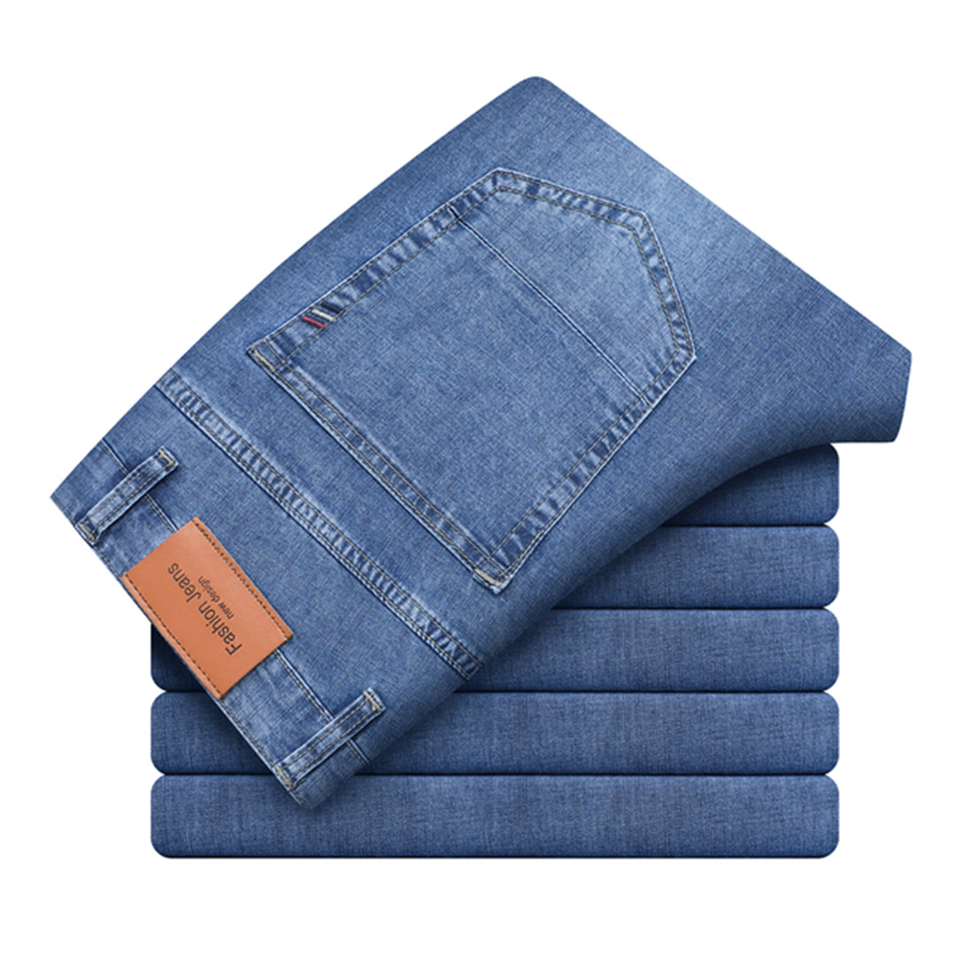 Stylische Straight Fit Jeans für Männer - PACKSTON