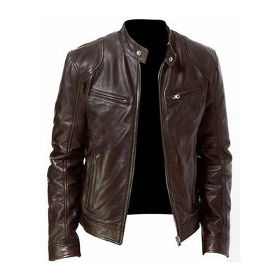 Stylische Lederjacke für Männer - MIKEL Kollektion