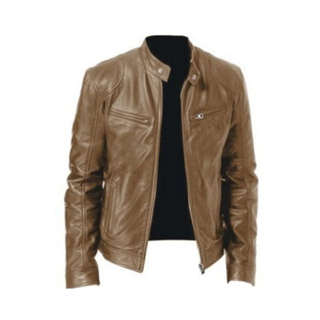 Stylische Lederjacke für Männer - MIKEL Kollektion
