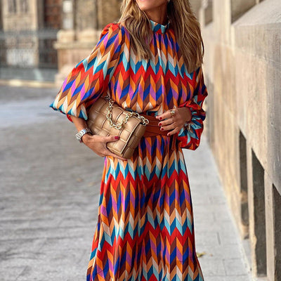 Majestic | Formelles Midi-Kleid mit Print