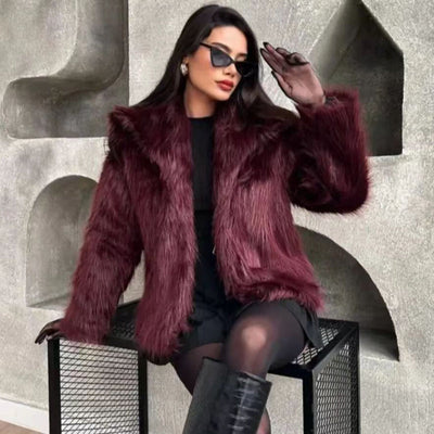 50% Rabatt | FurNest™ - Luxuriöse Pelzjacke für Damen [Letzter Tag Rabatt]