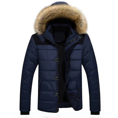 JIM - Stylischer Herrenparka mit abnehmbarer Kapuze für optimalen Komfort