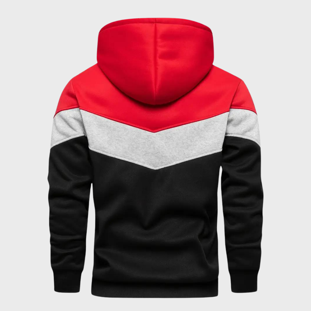 Stylischer Herren Hoodie mit verstellbarer Kapuze - Niels Collection