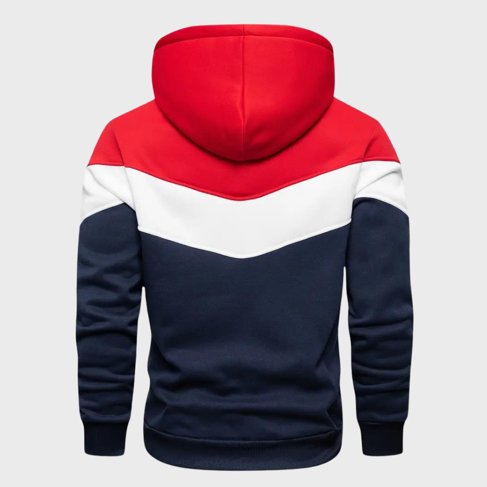 Stylischer Herren Hoodie mit verstellbarer Kapuze - Niels Collection