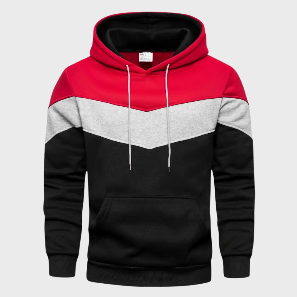 Stylischer Herren Hoodie mit verstellbarer Kapuze - Niels Collection