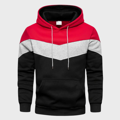 Stylischer Herren Hoodie mit verstellbarer Kapuze - Niels Collection