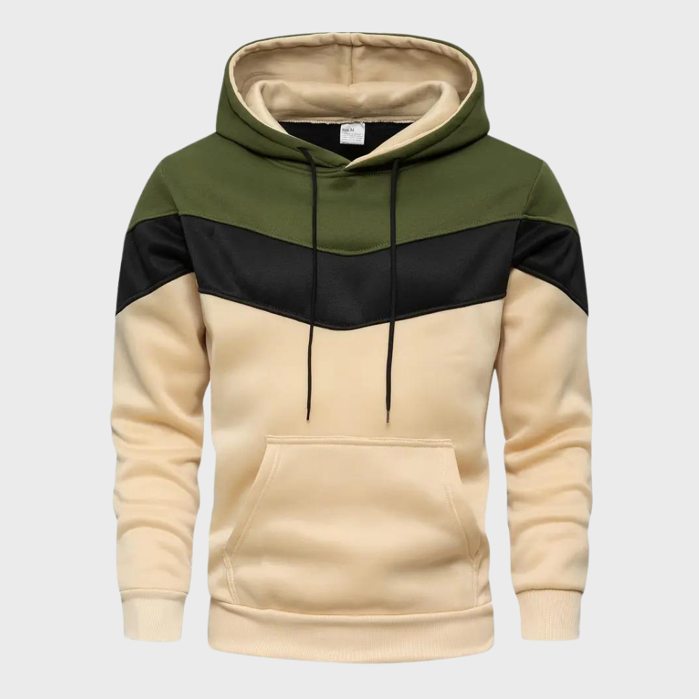 Stylischer Herren Hoodie mit verstellbarer Kapuze - Niels Collection