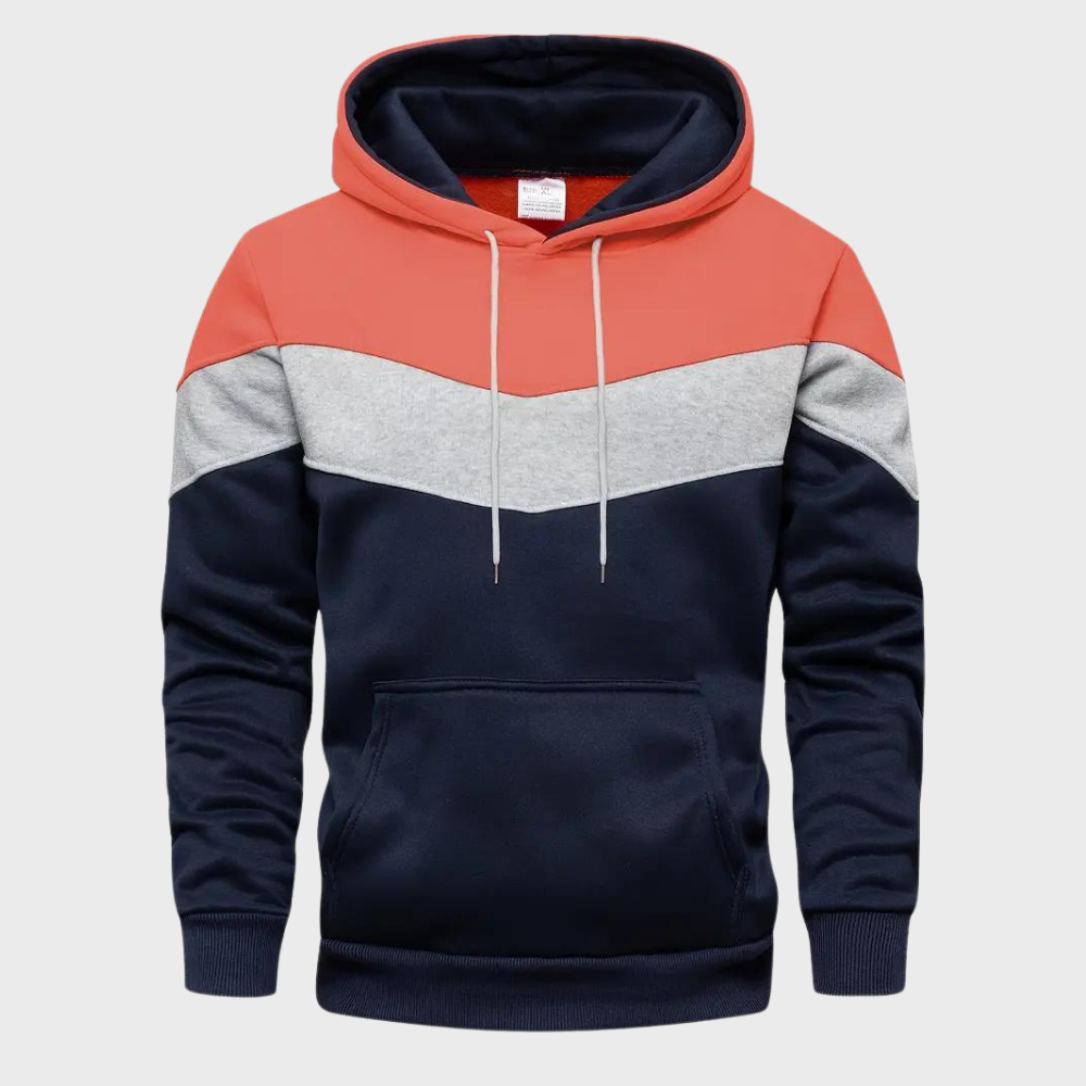 Stylischer Herren Hoodie mit verstellbarer Kapuze - Niels Collection