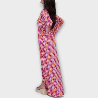 Eliora – Maxikleid mit V-Ausschnitt und Urlaubsflair