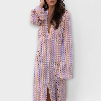 Eliora – Maxikleid mit V-Ausschnitt und Urlaubsflair