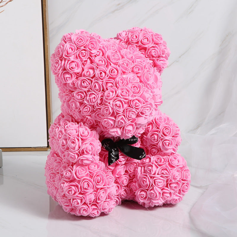 Rosenbear™ - Künstliche Schaumstoffblume Geschenk für Valentinstag
