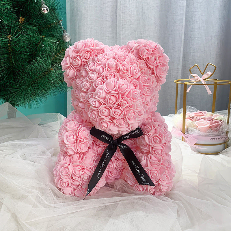 Rosenbear™ - Künstliche Schaumstoffblume Geschenk für Valentinstag