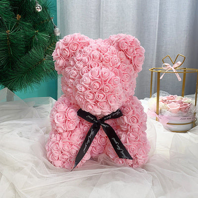 Rosenbear™ - Künstliche Schaumstoffblume Geschenk für Valentinstag