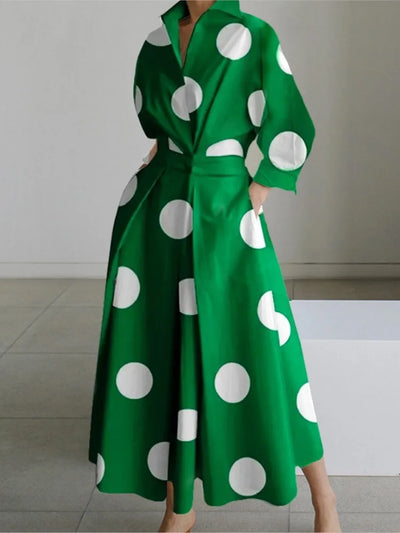 Luna™ - Elegantes bedrucktes Maxikleid