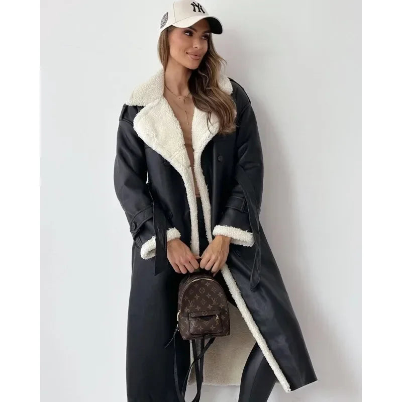 Tavendia™ | Teddyfutter Trenchcoat Mantel