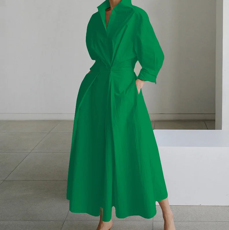 Luna™ - Elegantes bedrucktes Maxikleid