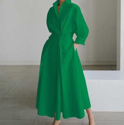 Luna™ - Elegantes bedrucktes Maxikleid