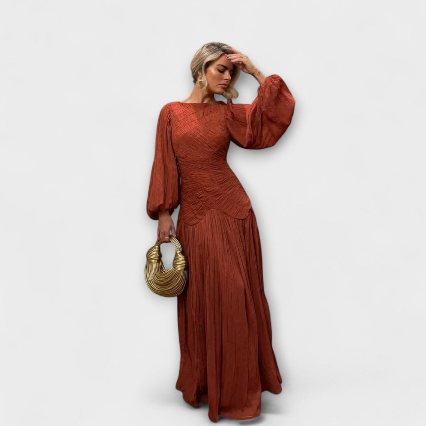 Marienna – Maxikleid mit kunstvollem Faltenfall