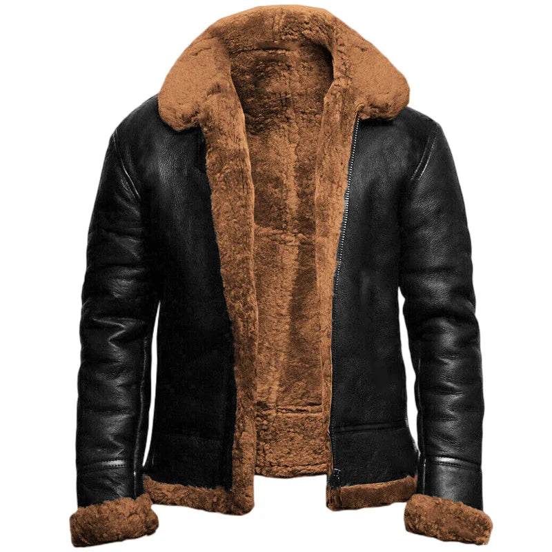 Jonas™ - Klassische Lederjacke