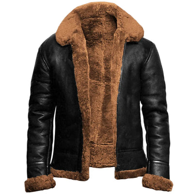 Jonas™ - Klassische Lederjacke
