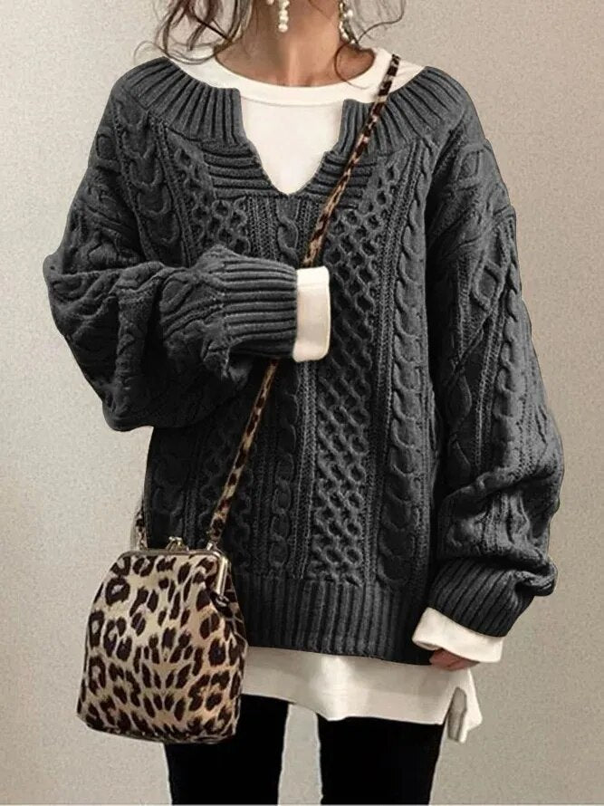 Viktoria | Schicker und vielseitiger Winterpullover