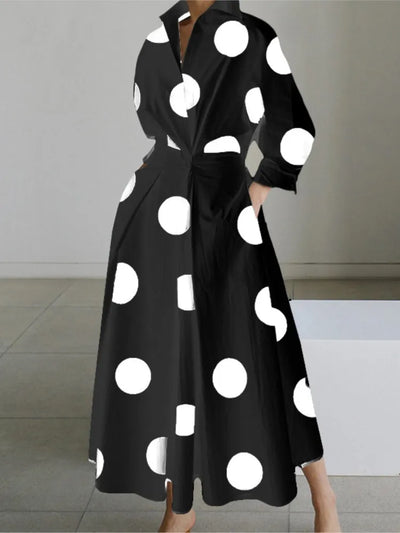 Luna™ - Elegantes bedrucktes Maxikleid