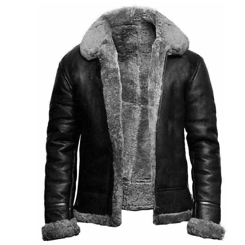 Jonas™ - Klassische Lederjacke