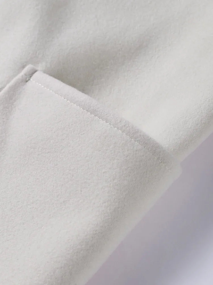 Majestic | Bequem Damen-Asymmetrischer Wollmantel