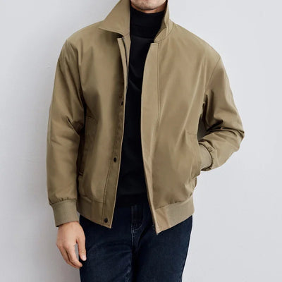 Majestic | Herren-Blousonjacke mit Reißverschluss und klassischem Kragen