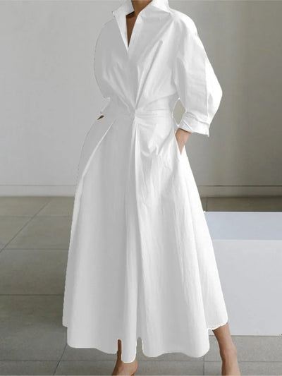 Luna™ - Elegantes bedrucktes Maxikleid