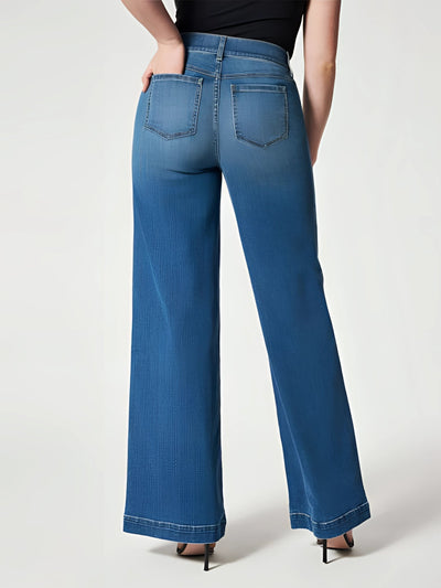 RetroLeg™ | Hohe Taille Jeans im 70er-Stil | Weite Beine & Retro-Schlag