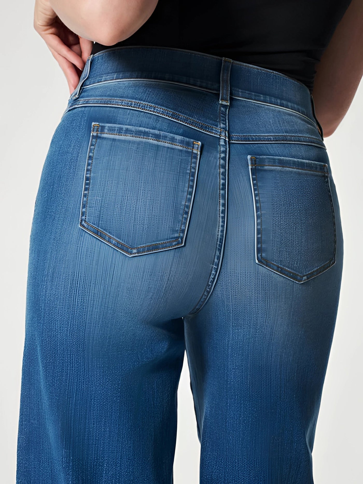 RetroLeg™ | Hohe Taille Jeans im 70er-Stil | Weite Beine & Retro-Schlag