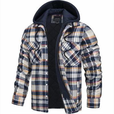 50% Rabatt | PlaidWarm™ - Herren Winterjacke mit Kapuze