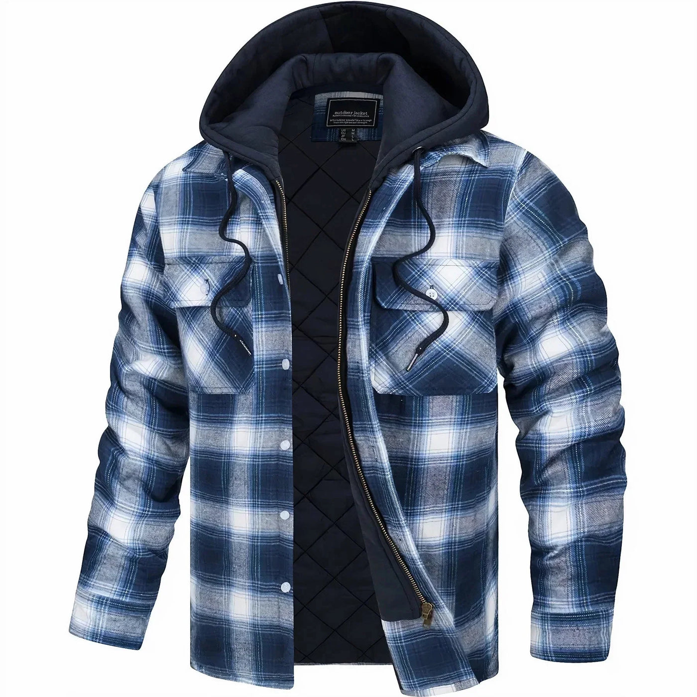 50% Rabatt | PlaidWarm™ - Herren Winterjacke mit Kapuze