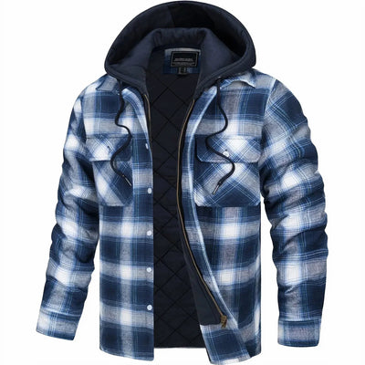 50% Rabatt | PlaidWarm™ - Herren Winterjacke mit Kapuze