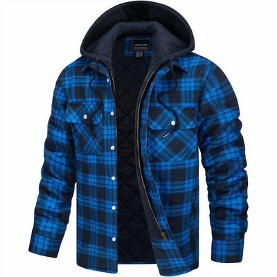 50% Rabatt | PlaidWarm™ - Herren Winterjacke mit Kapuze