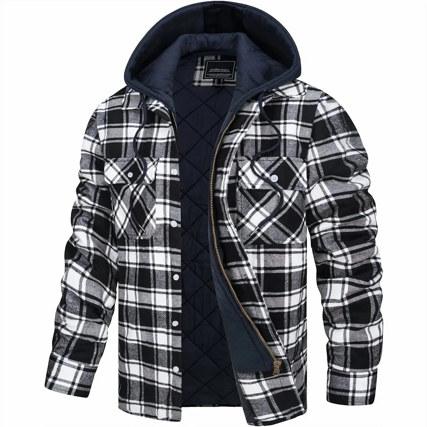 50% Rabatt | PlaidWarm™ - Herren Winterjacke mit Kapuze