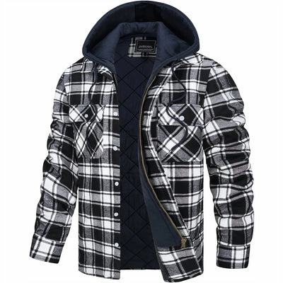 50% Rabatt | PlaidWarm™ - Herren Winterjacke mit Kapuze