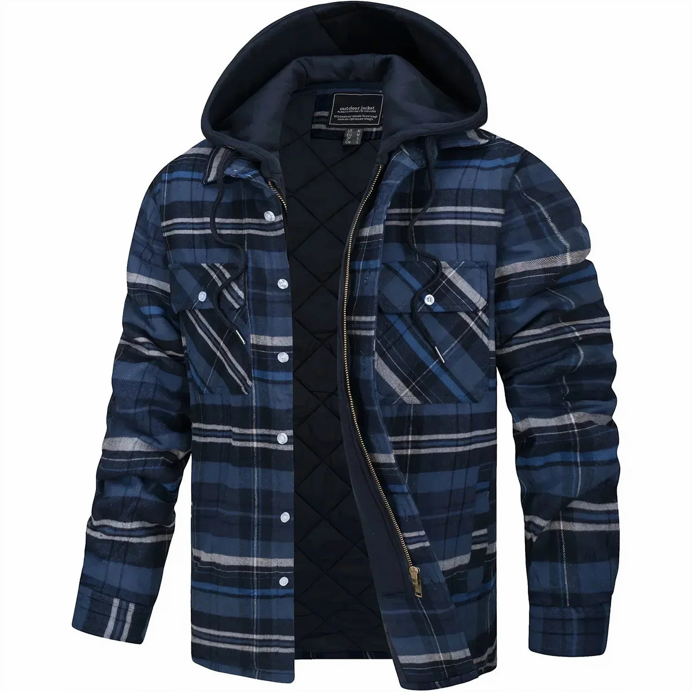 50% Rabatt | PlaidWarm™ - Herren Winterjacke mit Kapuze