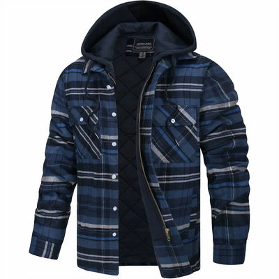 50% Rabatt | PlaidWarm™ - Herren Winterjacke mit Kapuze