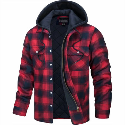 50% Rabatt | PlaidWarm™ - Herren Winterjacke mit Kapuze
