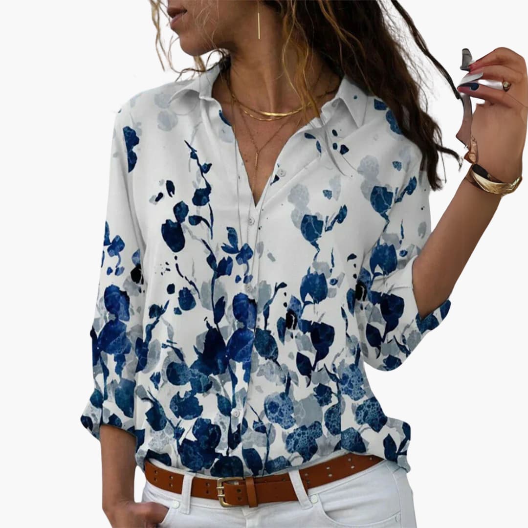 Fließende Bluse mit lockerem Schnitt für Damen - Elegant & Bequem