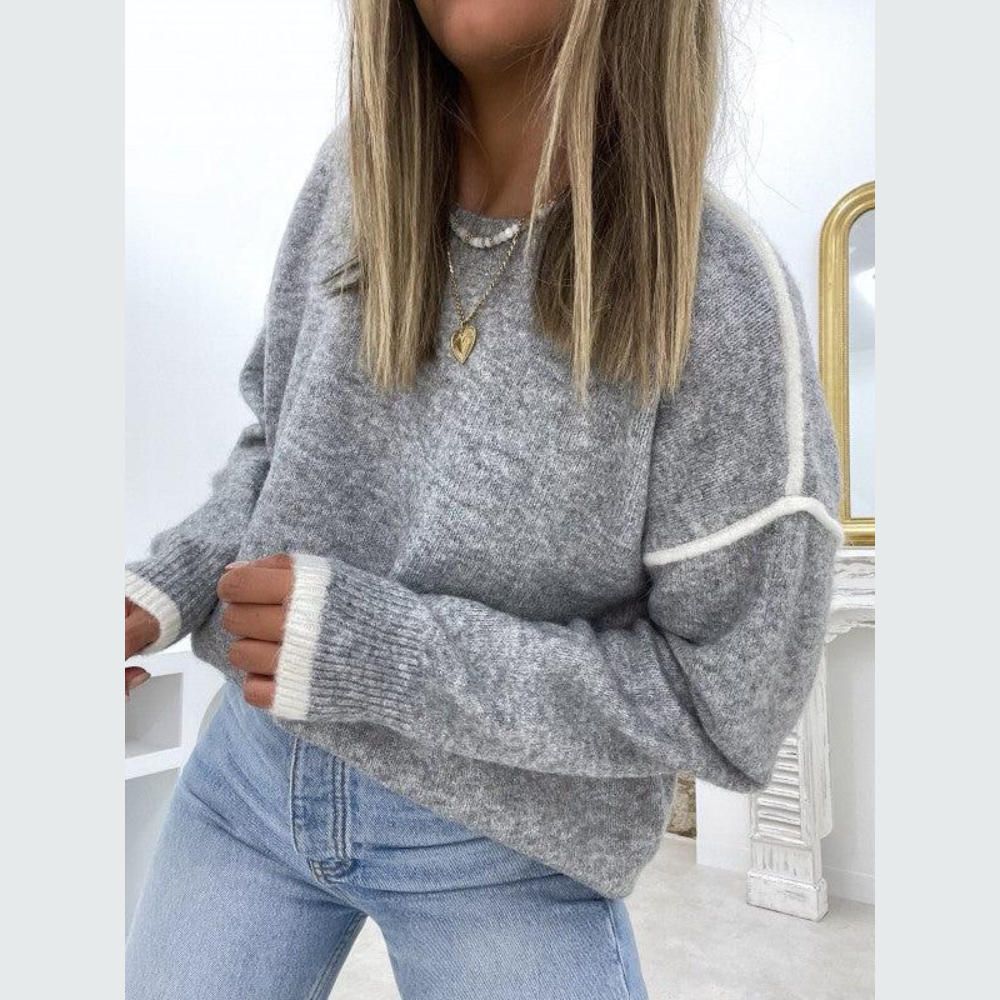 KYLLIKKI - Zeitloser Rundhals-Pullover für einen eleganten Look