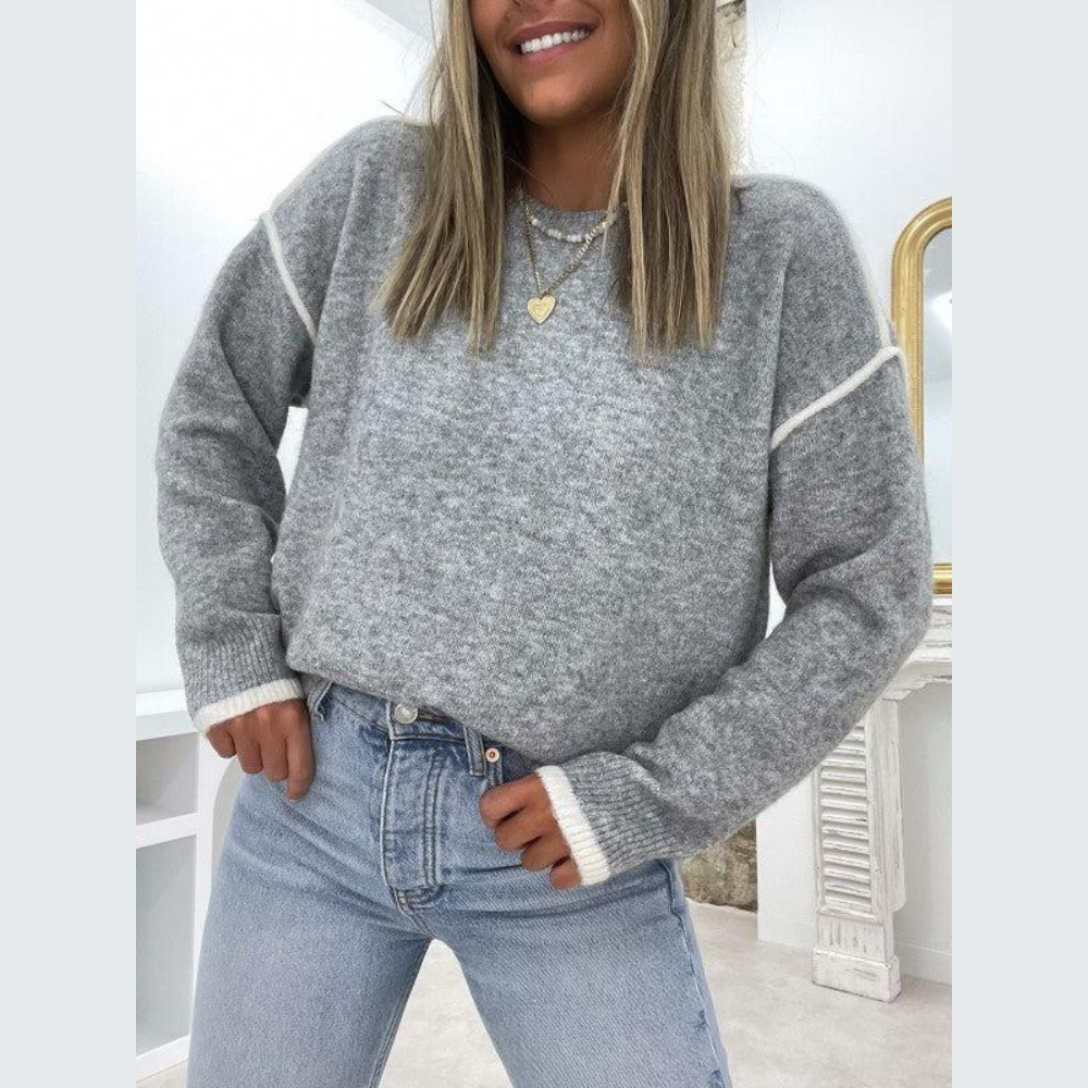 KYLLIKKI - Zeitloser Rundhals-Pullover für einen eleganten Look
